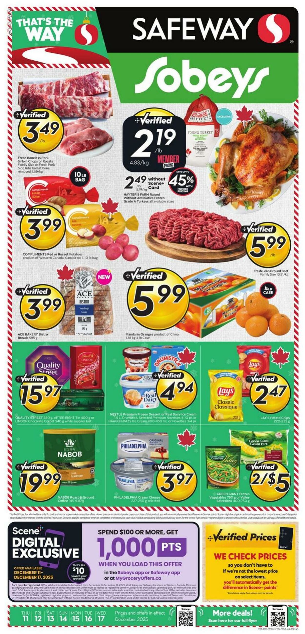 Flyer Sobeys 11.12.2025 - 17.12.2025