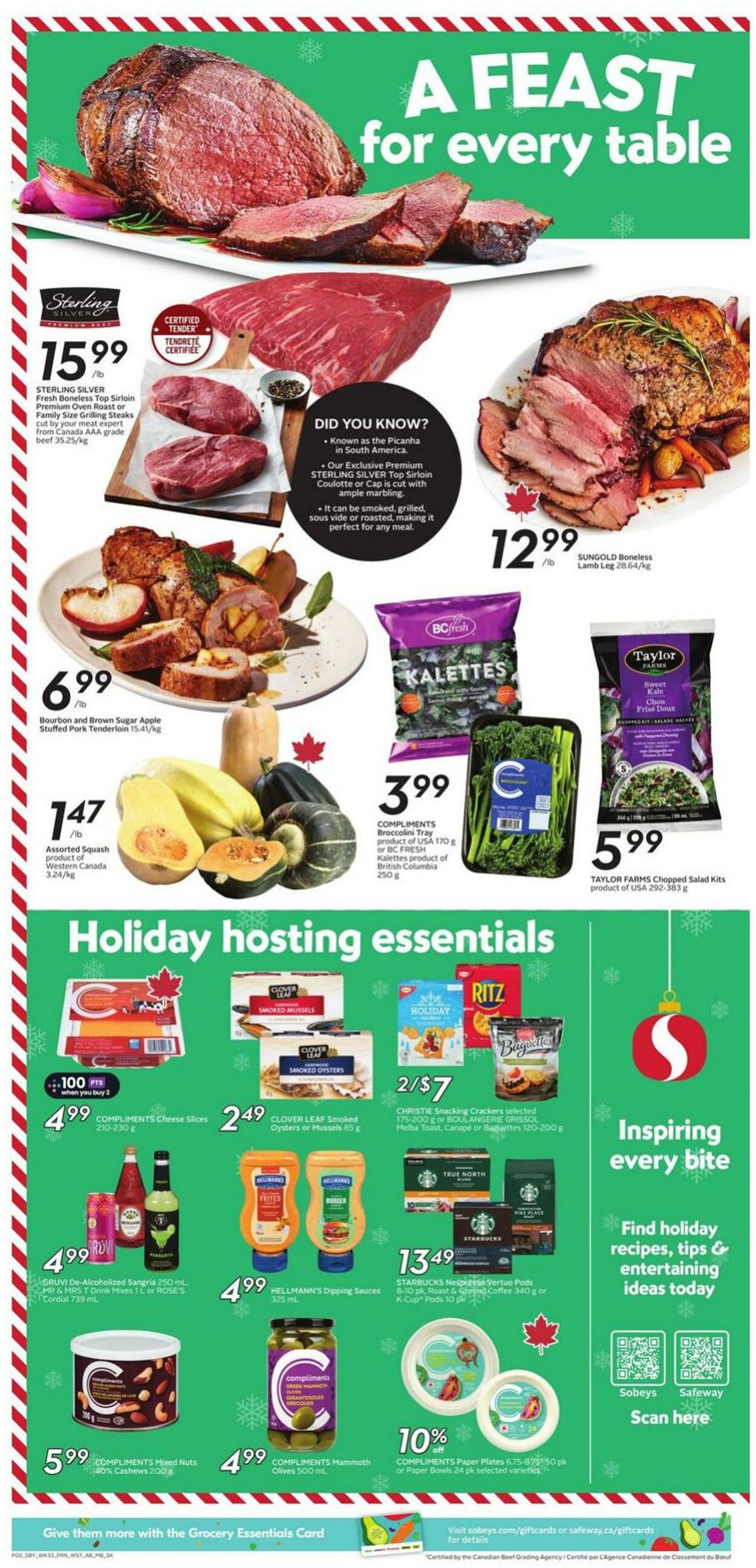Flyer Sobeys 11.12.2025 - 17.12.2025