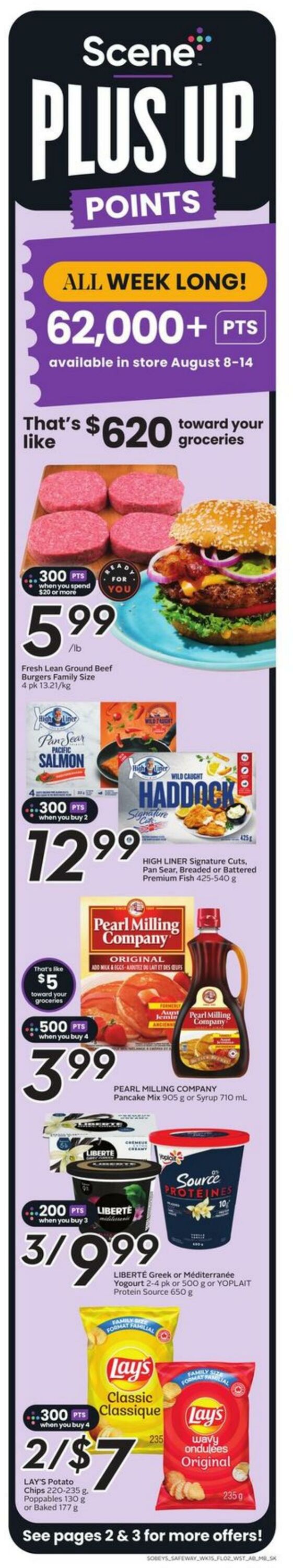 Flyer Sobeys 08.08.2024 - 14.08.2024