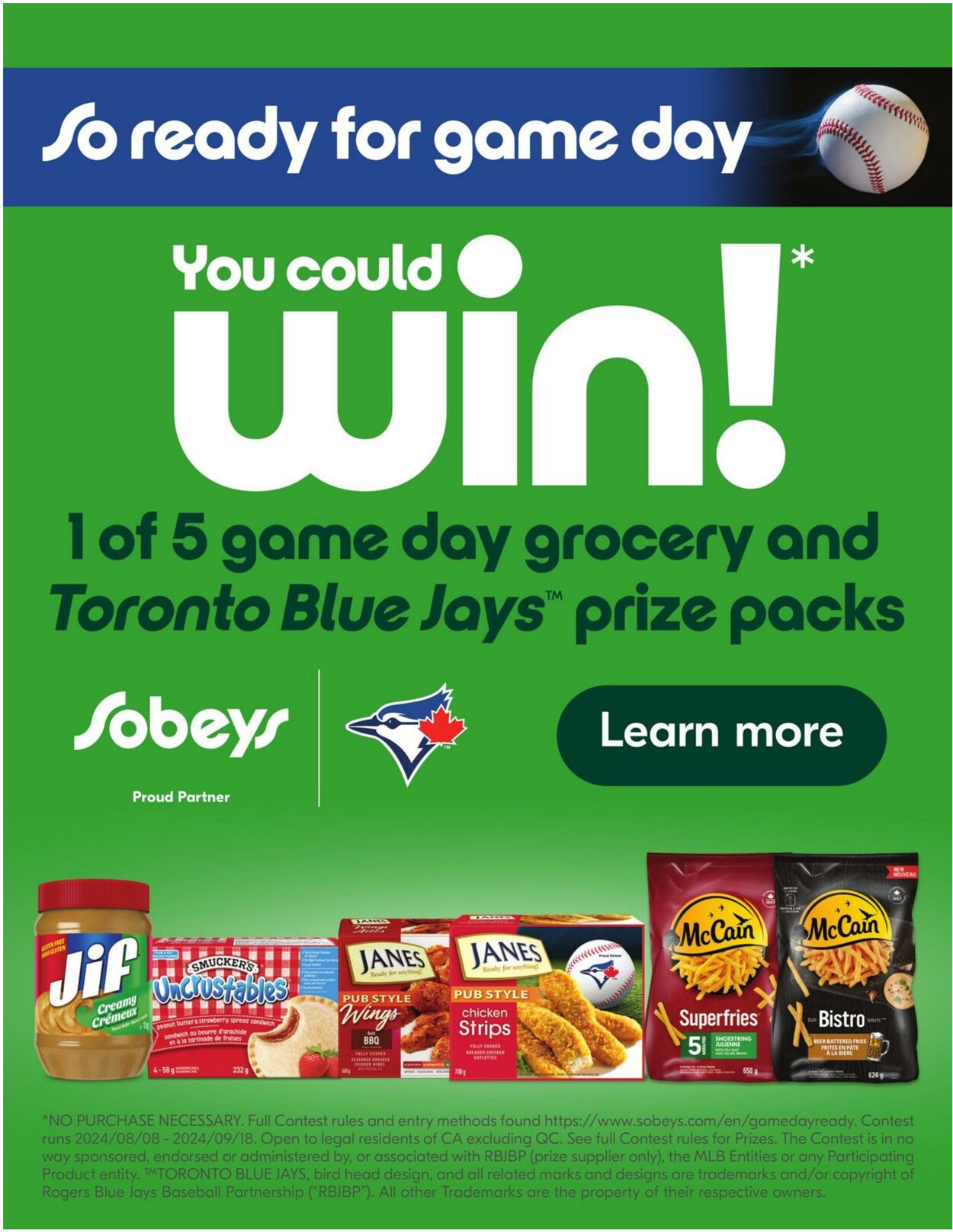 Flyer Sobeys 08.08.2024 - 14.08.2024