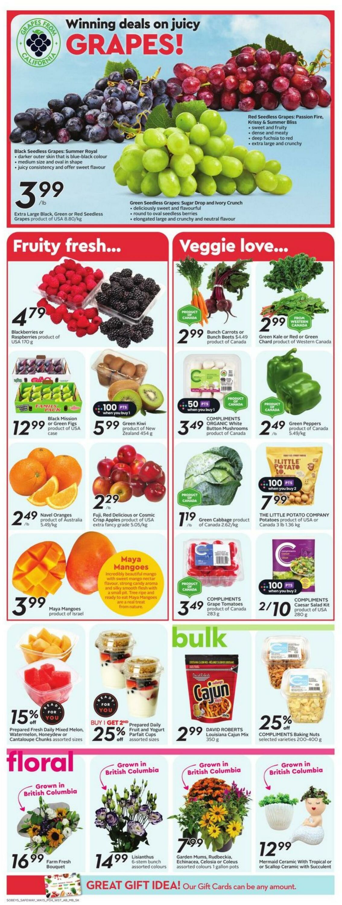 Flyer Sobeys 08.08.2024 - 14.08.2024