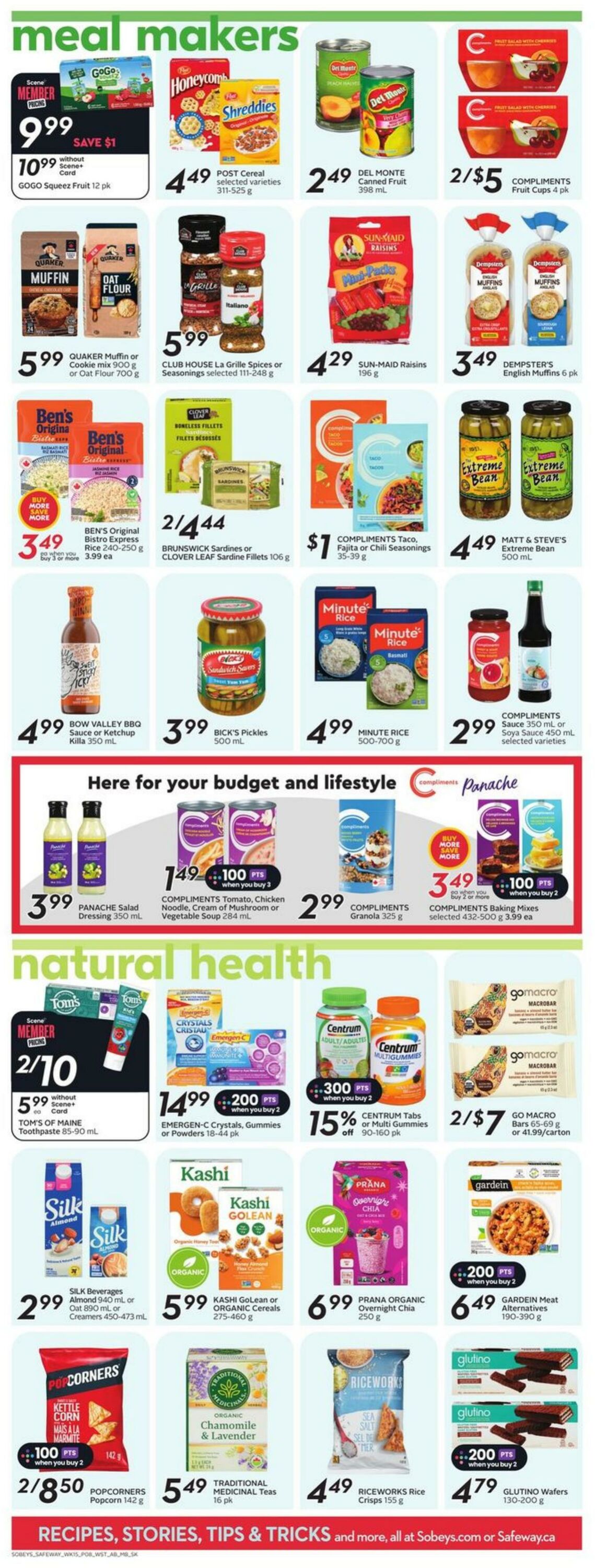 Flyer Sobeys 08.08.2024 - 14.08.2024