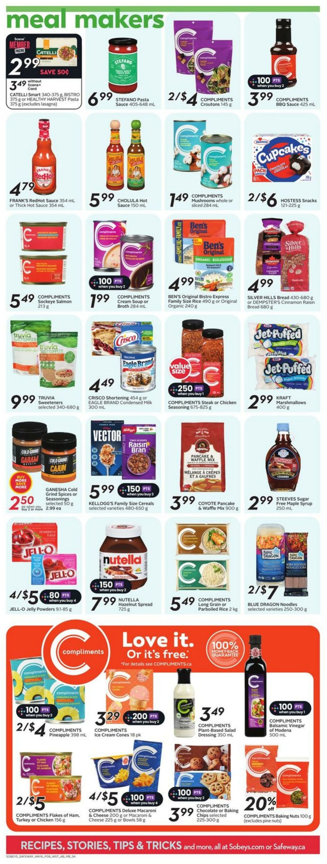 Flyer Sobeys 15.08.2024 - 21.08.2024