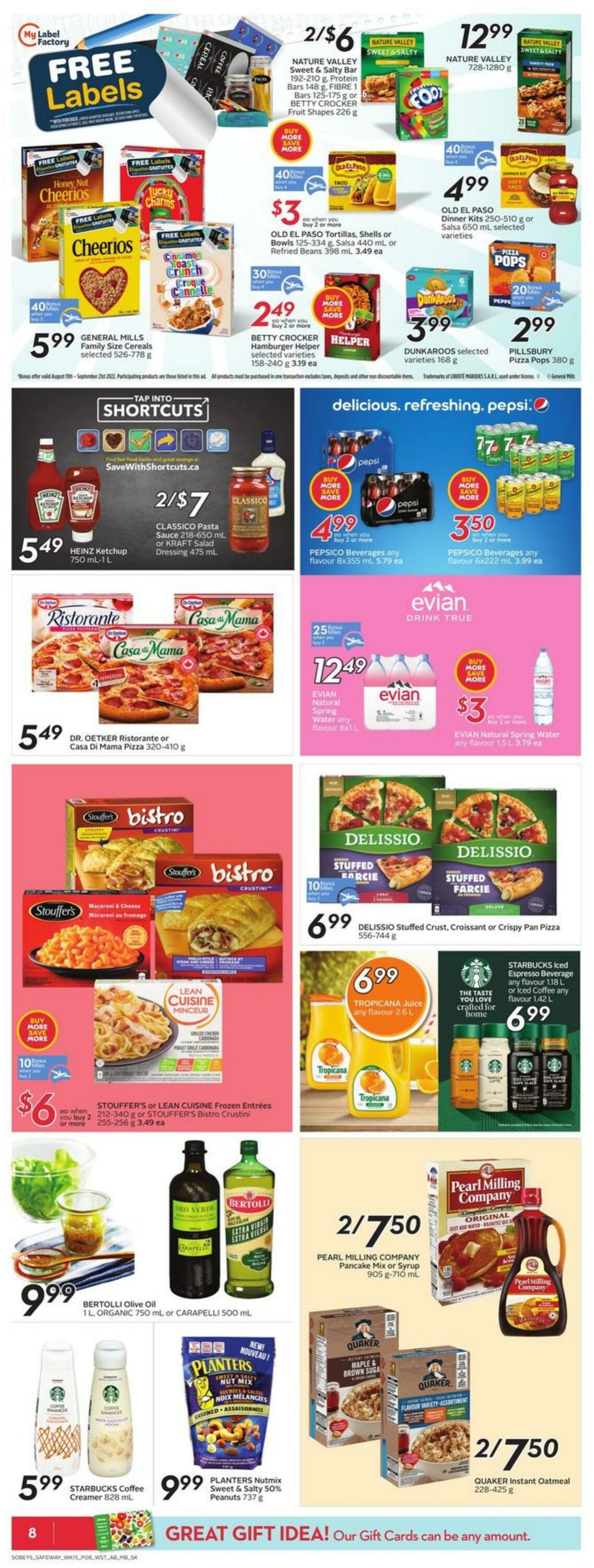 Flyer Sobeys 11.08.2022 - 17.08.2022