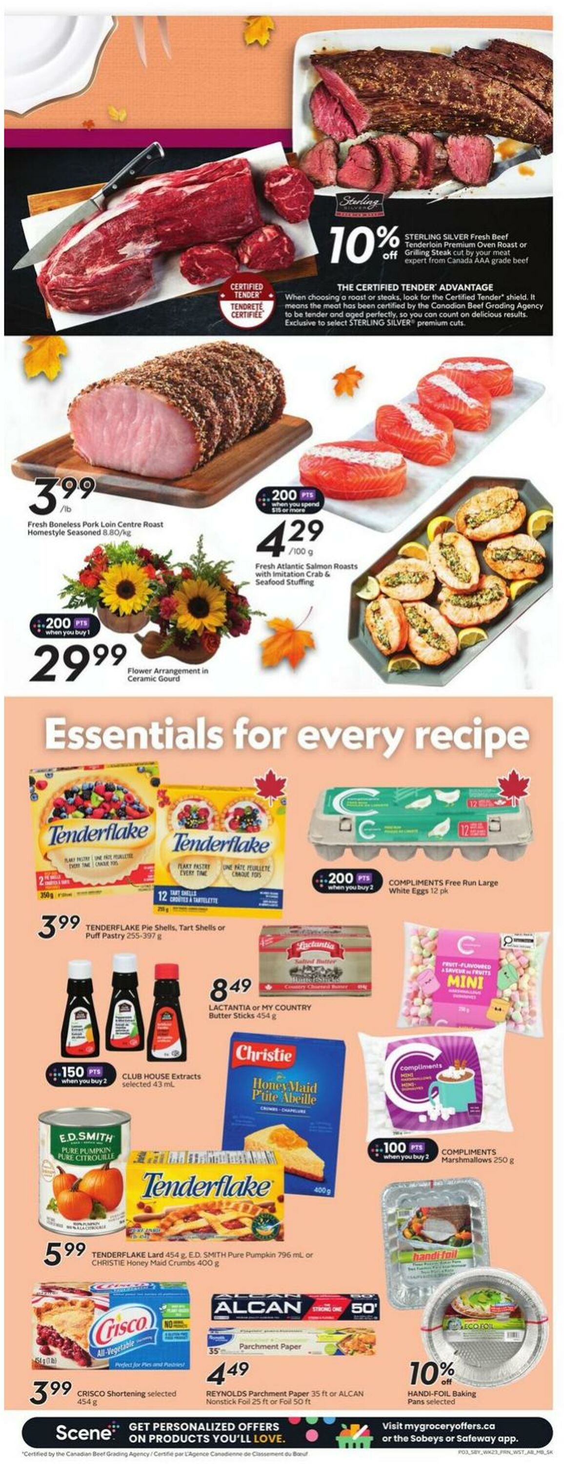 Flyer Sobeys 02.10.2025 - 08.10.2025