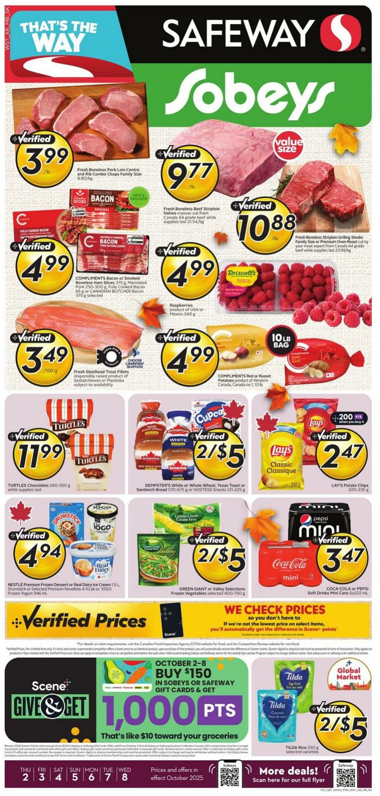 Flyer Sobeys 02.10.2025 - 08.10.2025