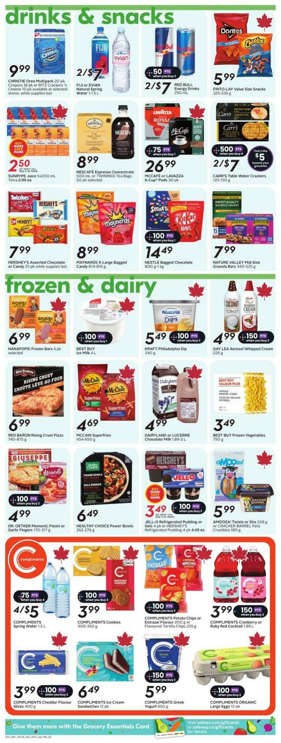 Flyer Sobeys 28.08.2025 - 03.09.2025