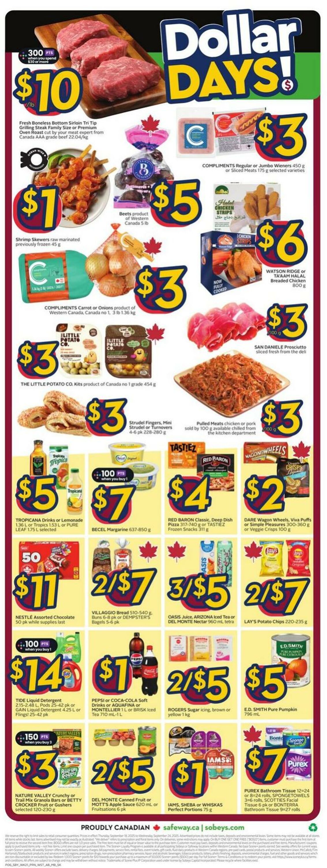Flyer Sobeys 18.09.2025 - 24.09.2025