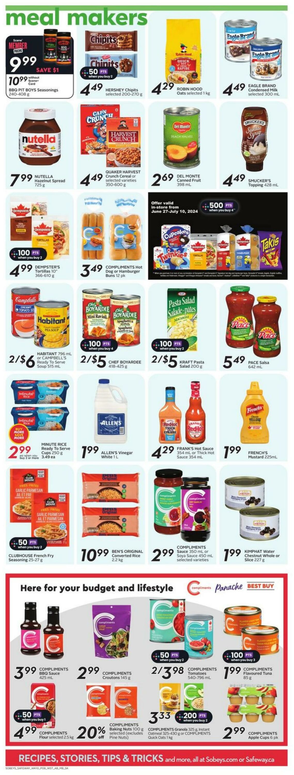 Flyer Sobeys 04.07.2024 - 10.07.2024