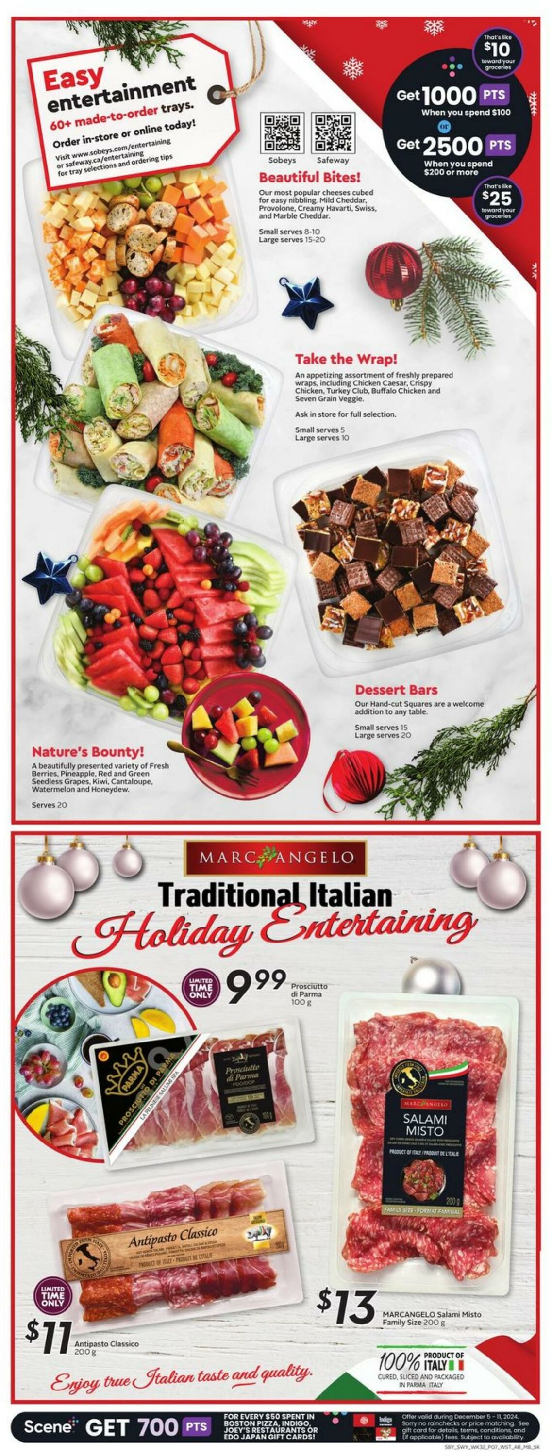 Flyer Sobeys 05.12.2024 - 11.12.2024