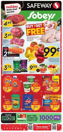 Flyer Sobeys 05.12.2024 - 11.12.2024