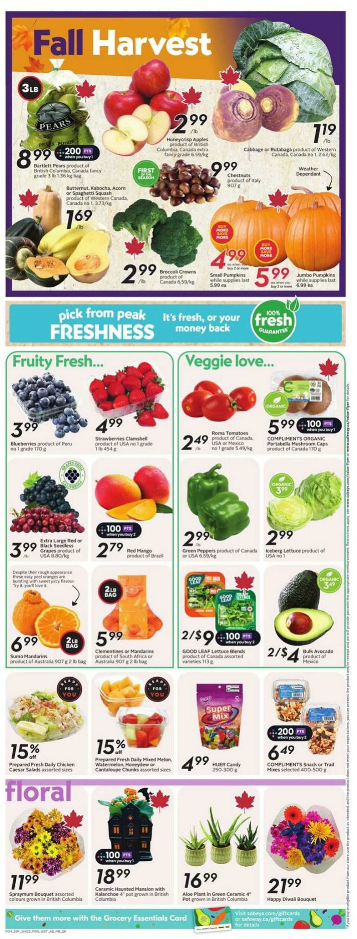 Flyer Sobeys 16.10.2025 - 22.10.2025