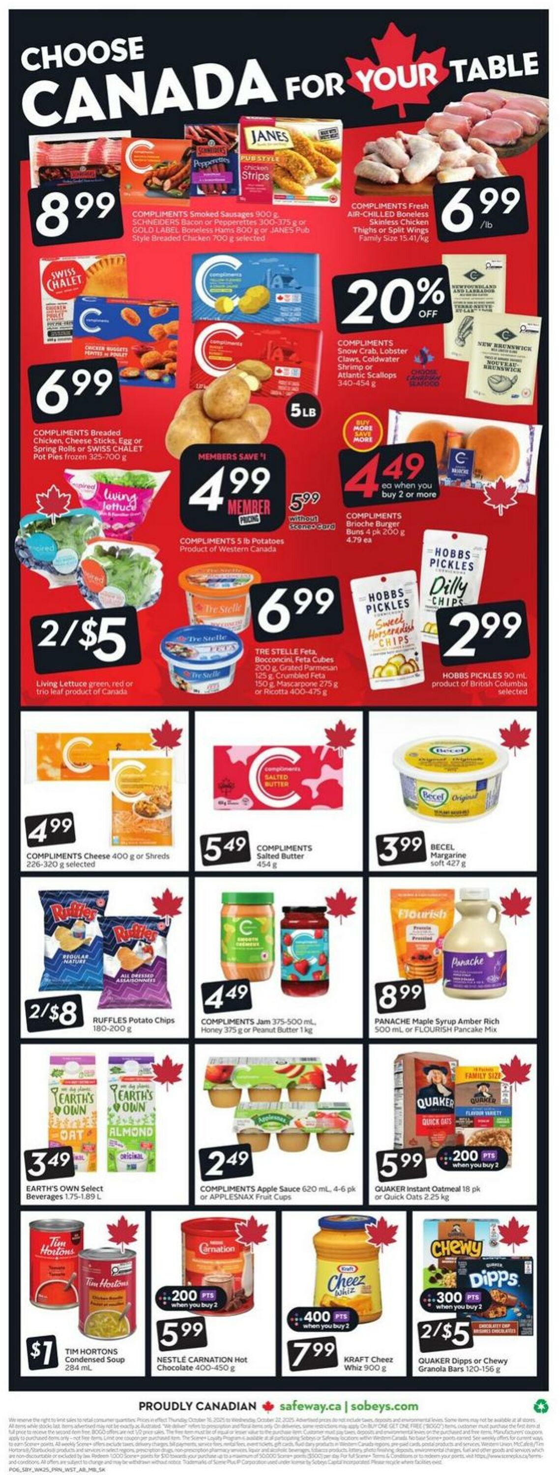 Flyer Sobeys 16.10.2025 - 22.10.2025