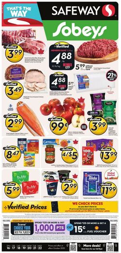 Flyer Sobeys 16.10.2025 - 22.10.2025