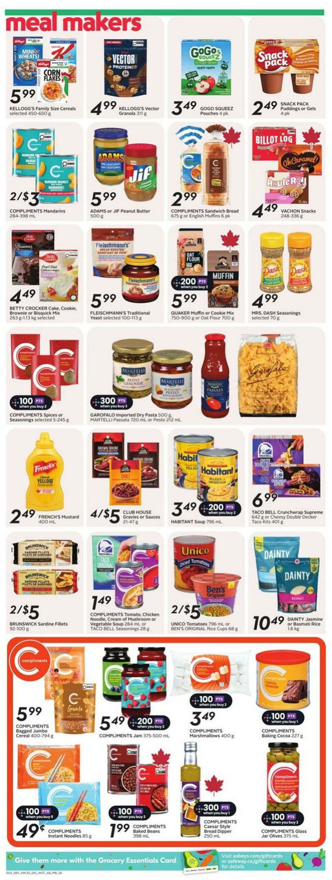 Flyer Sobeys 20.11.2025 - 26.11.2025