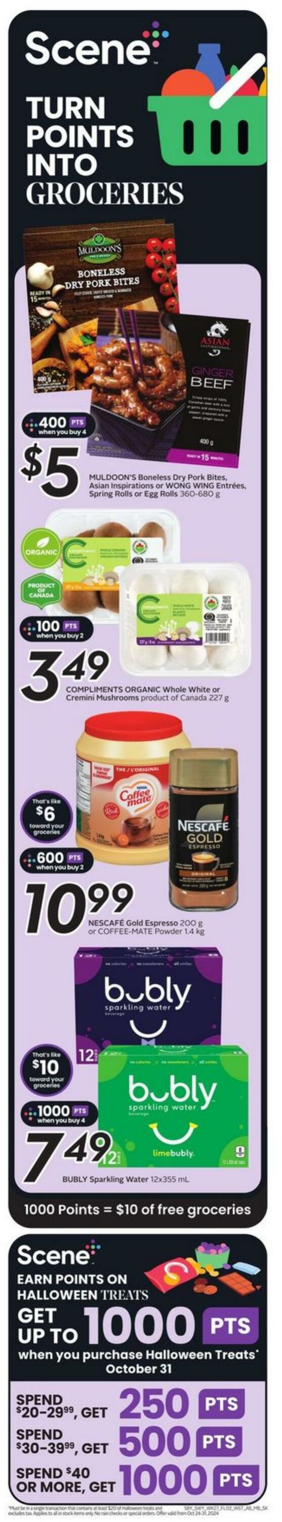 Flyer Sobeys 31.10.2024 - 06.11.2024