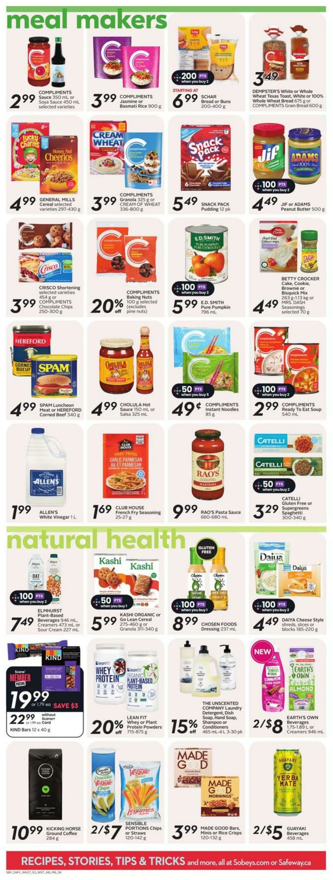 Flyer Sobeys 31.10.2024 - 06.11.2024