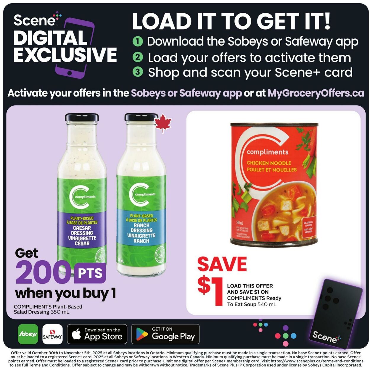 Flyer Sobeys 30.10.2025 - 05.11.2025