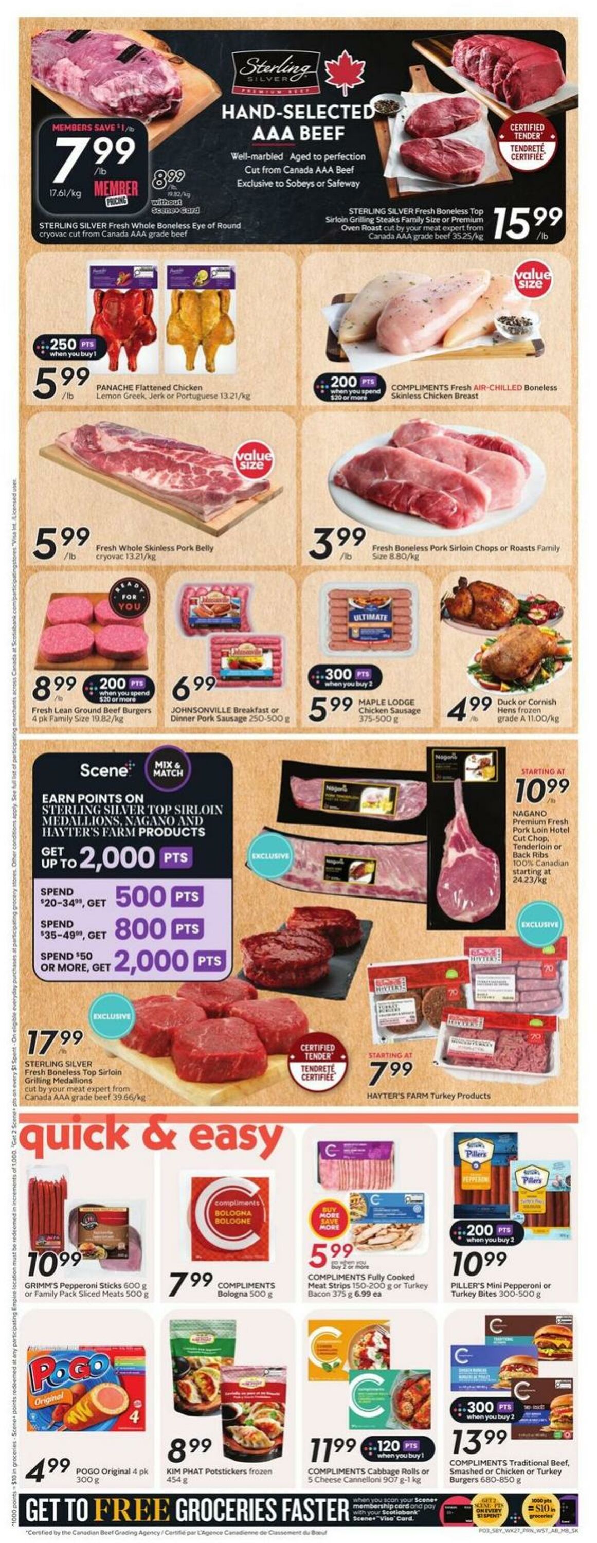 Flyer Sobeys 30.10.2025 - 05.11.2025