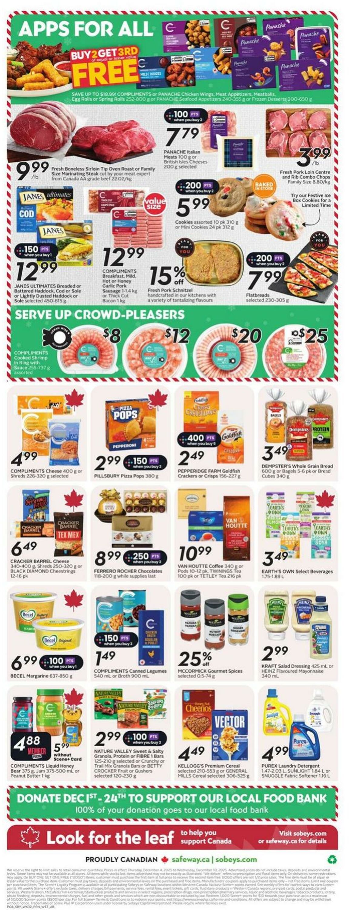 Flyer Sobeys 04.12.2025 - 10.12.2025