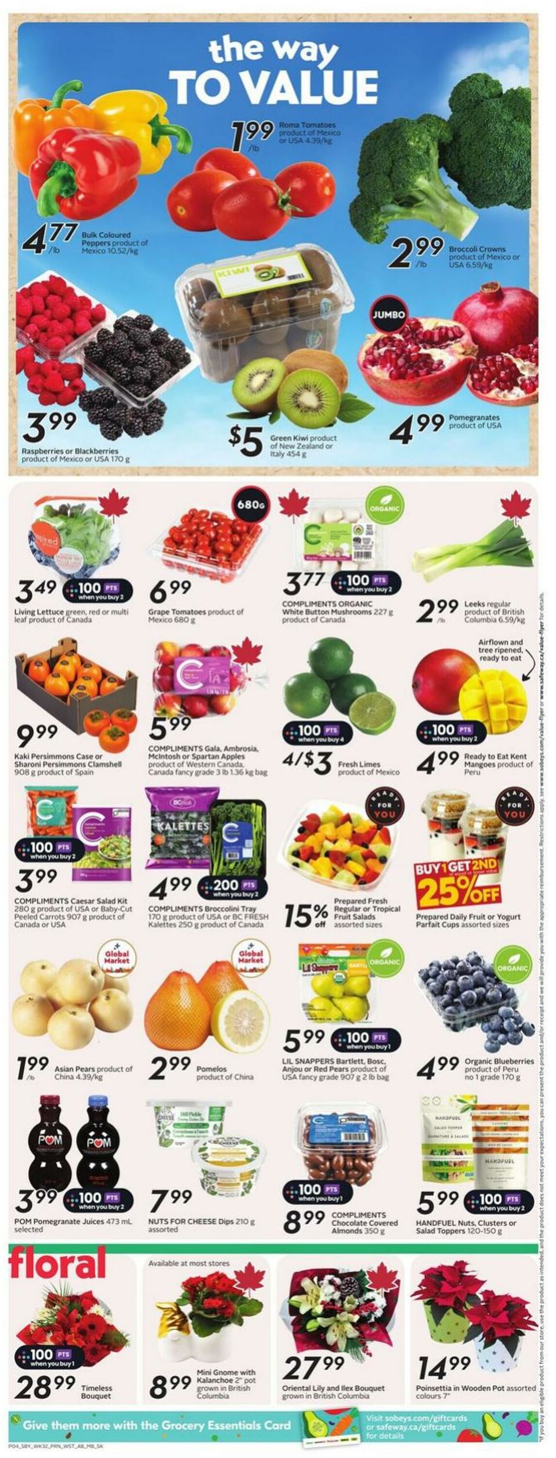 Flyer Sobeys 04.12.2025 - 10.12.2025
