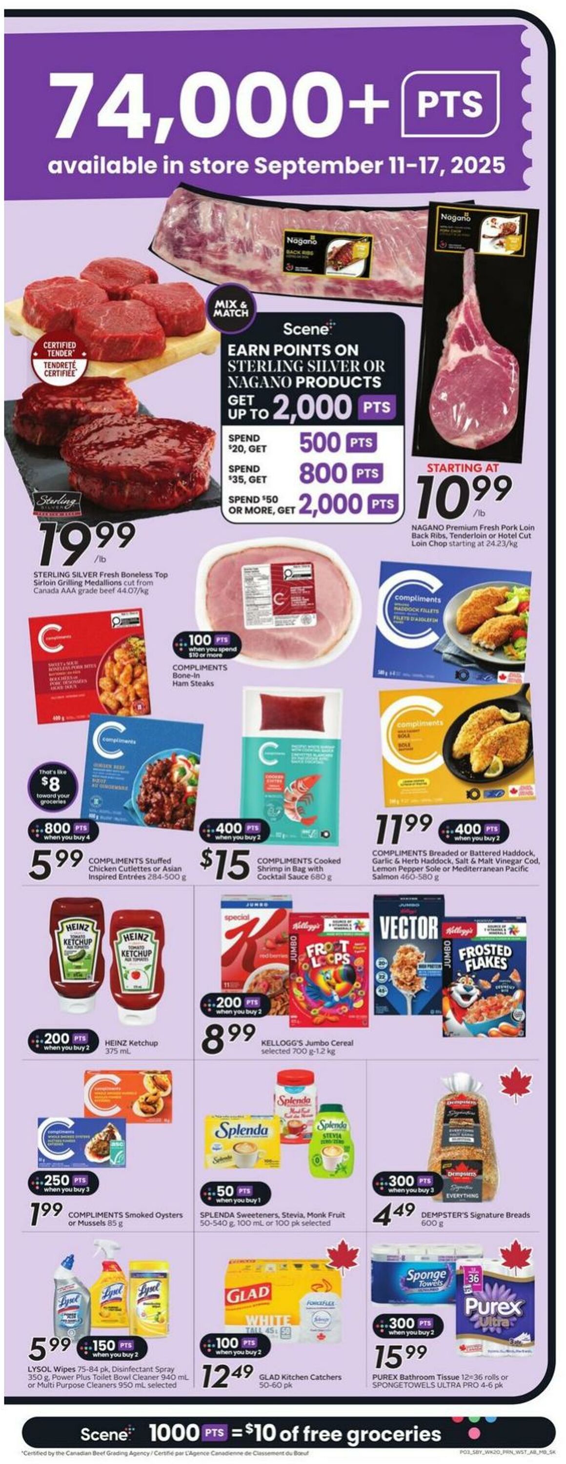Flyer Sobeys 11.09.2025 - 17.09.2025