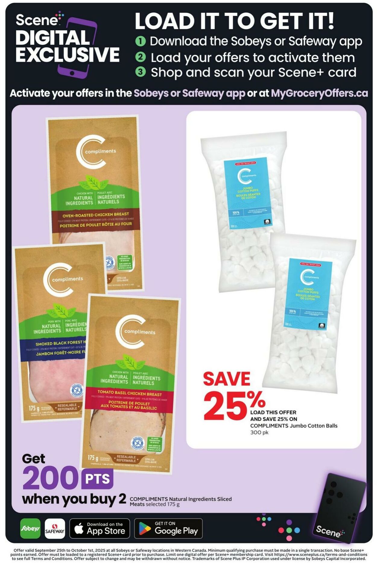 Flyer Sobeys 25.09.2025 - 01.10.2025