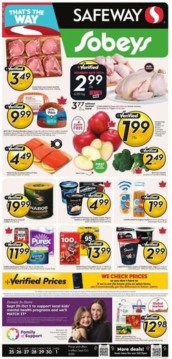 Flyer Sobeys 25.09.2025 - 01.10.2025