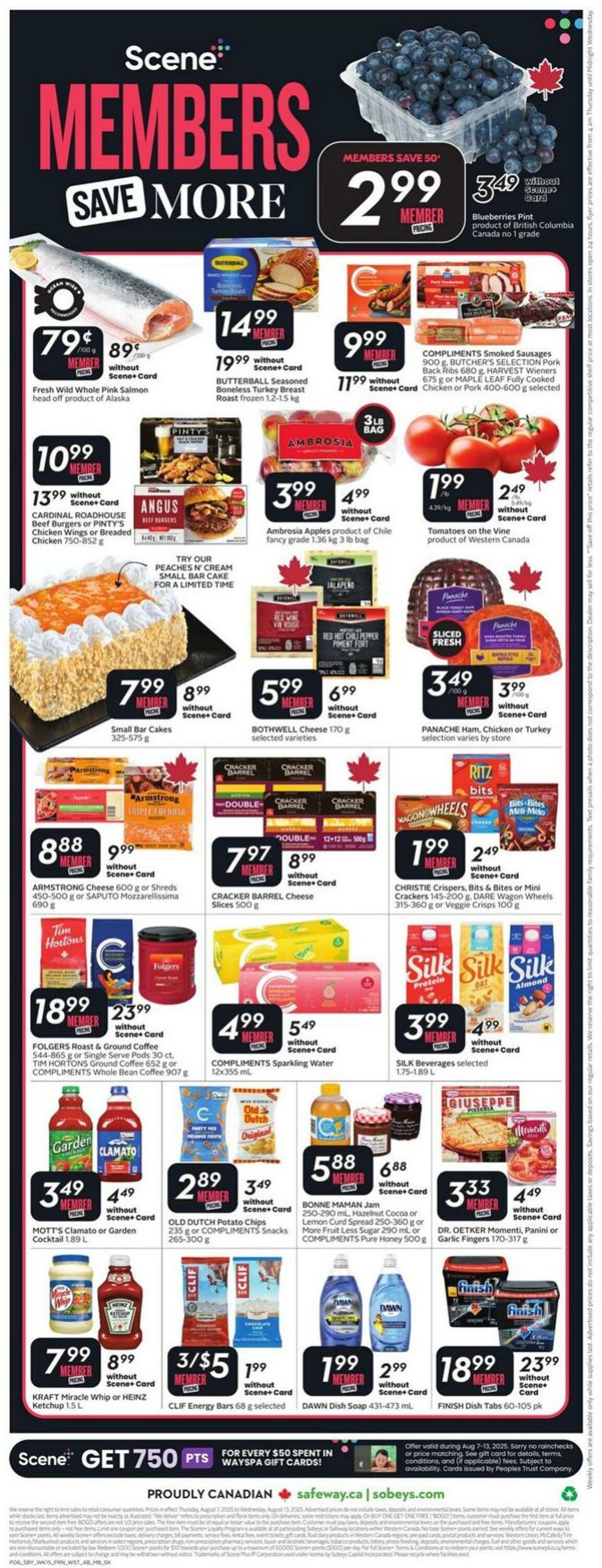 Flyer Sobeys 07.08.2025 - 13.08.2025