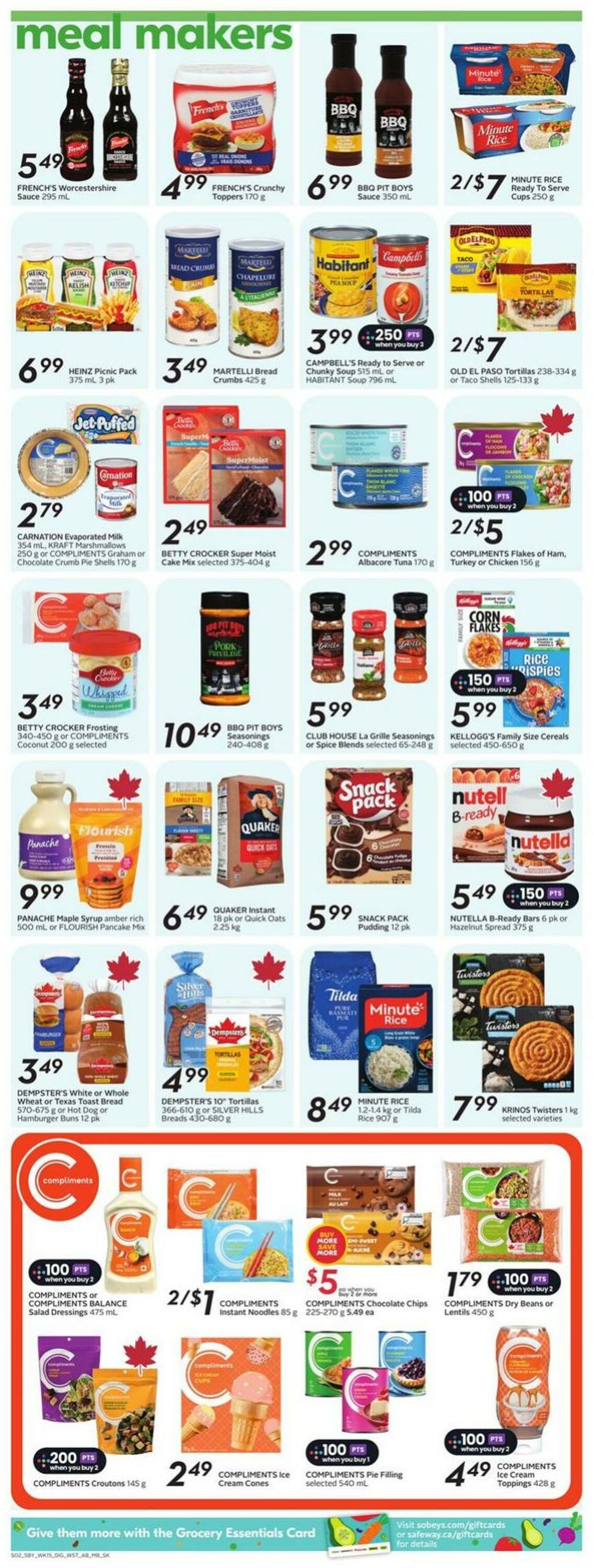 Flyer Sobeys 07.08.2025 - 13.08.2025