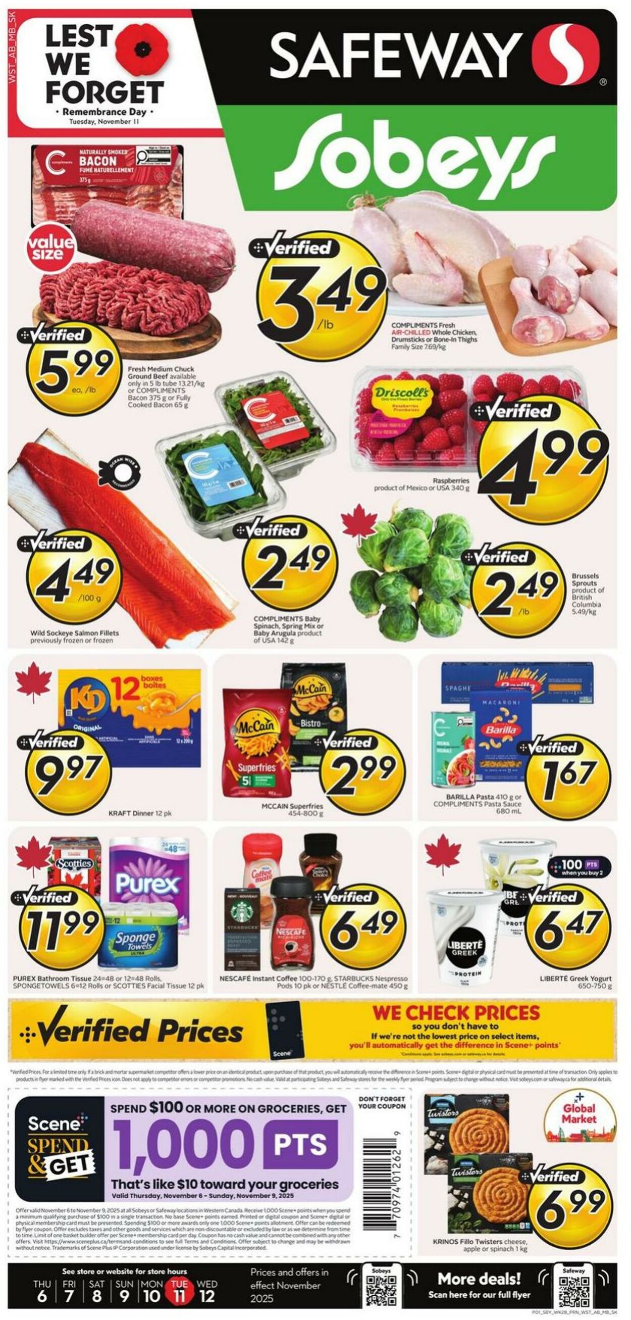 Flyer Sobeys 06.11.2025 - 12.11.2025