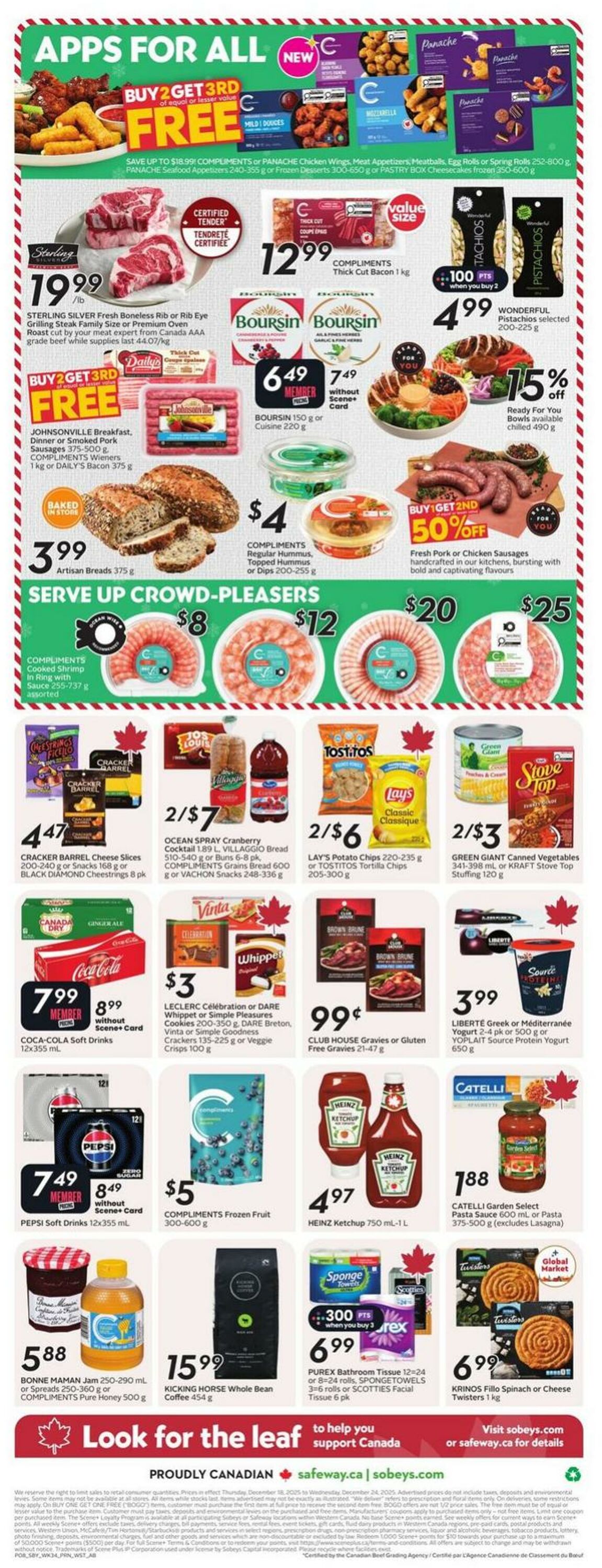 Flyer Sobeys 18.12.2025 - 24.12.2025