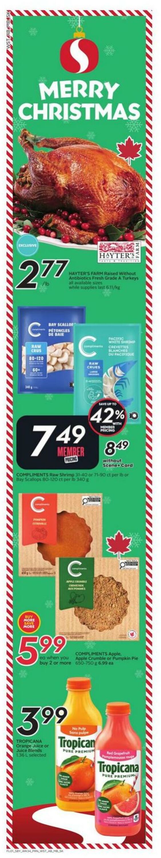 Flyer Sobeys 18.12.2025 - 24.12.2025