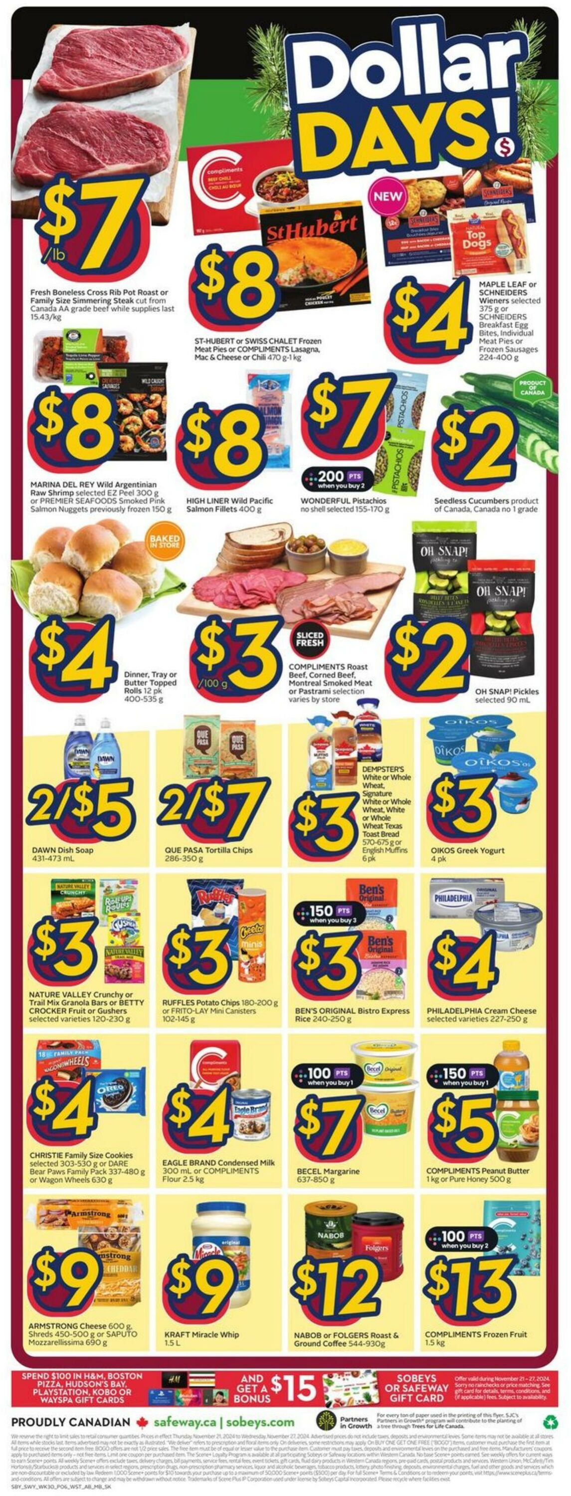 Flyer Sobeys 21.11.2024 - 27.11.2024