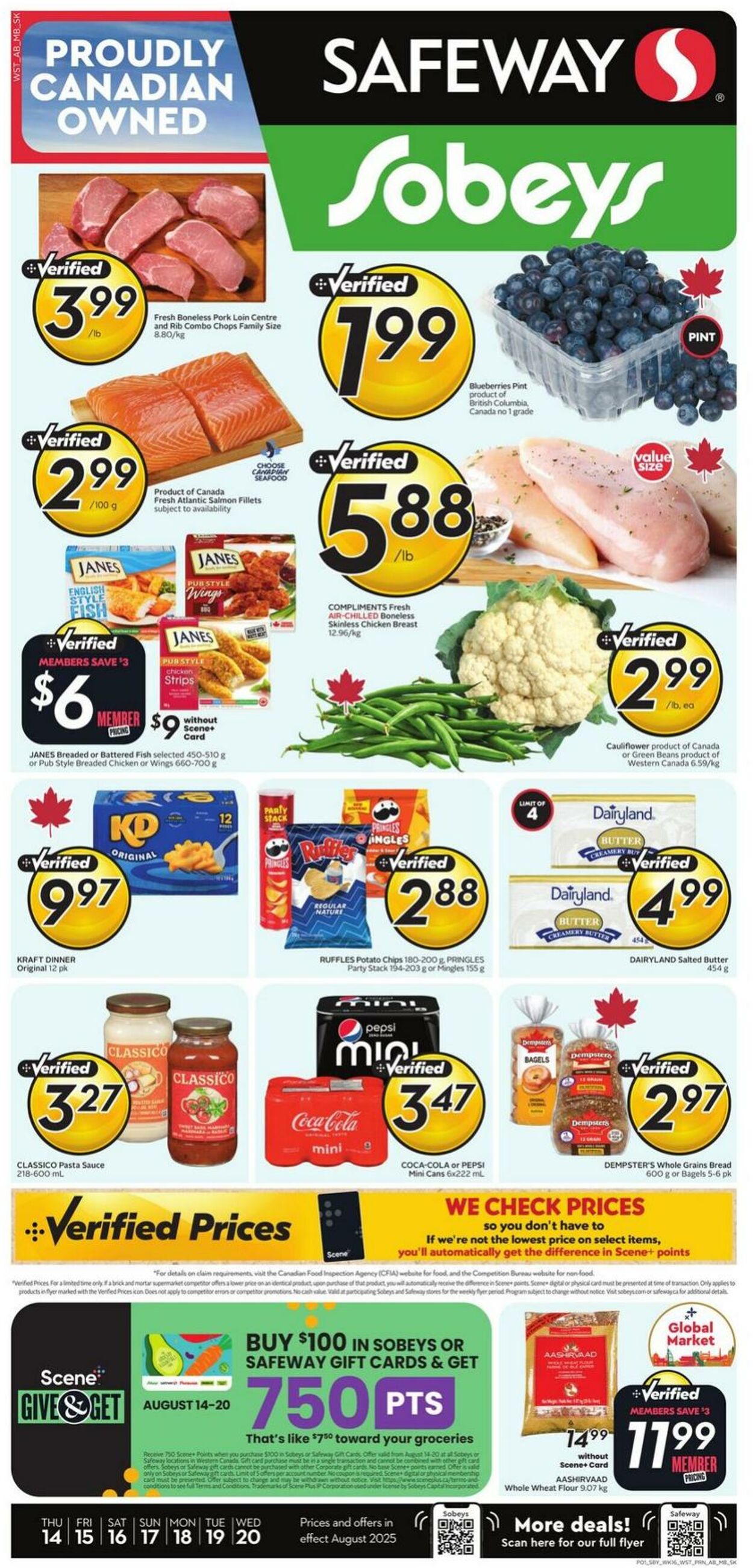 Flyer Sobeys 14.08.2025 - 20.08.2025