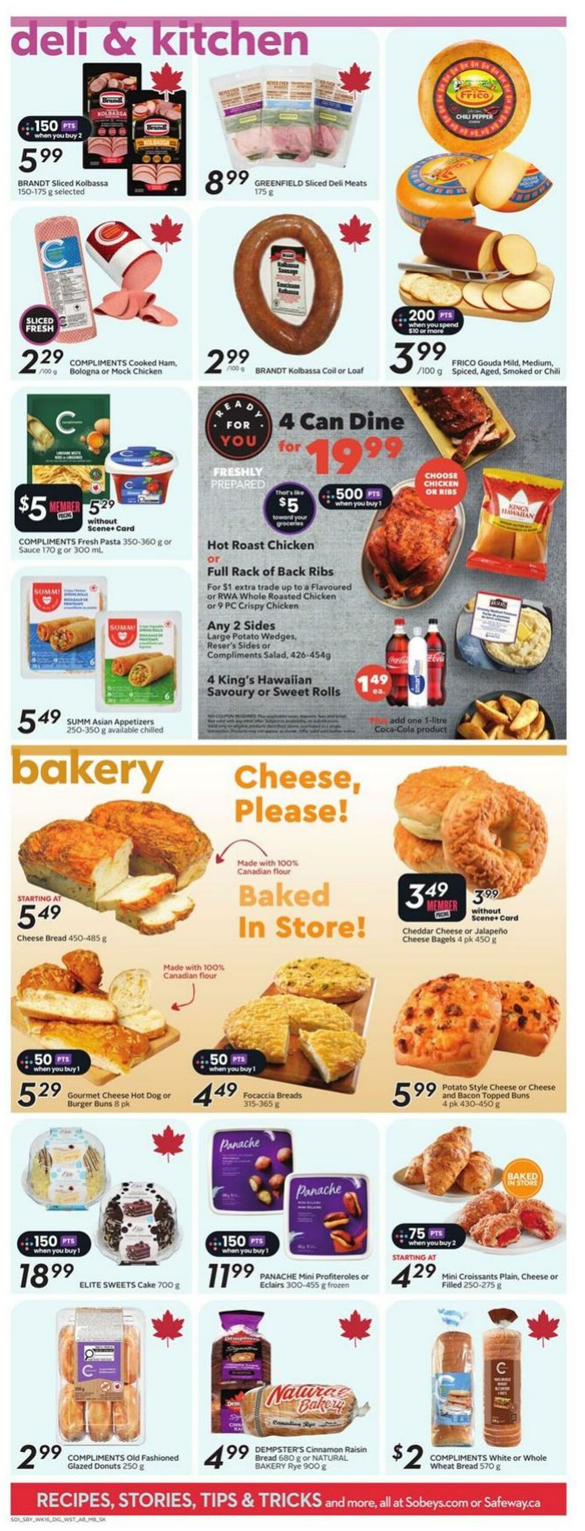 Flyer Sobeys 14.08.2025 - 20.08.2025