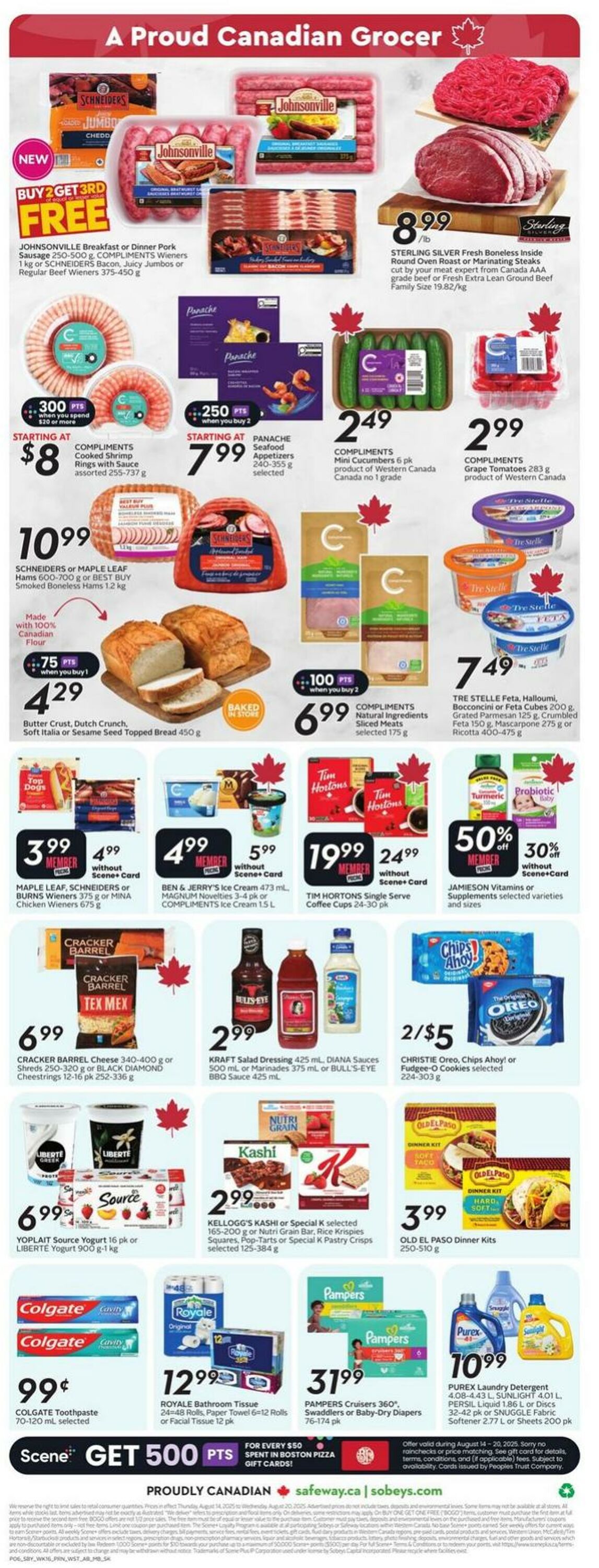 Flyer Sobeys 14.08.2025 - 20.08.2025