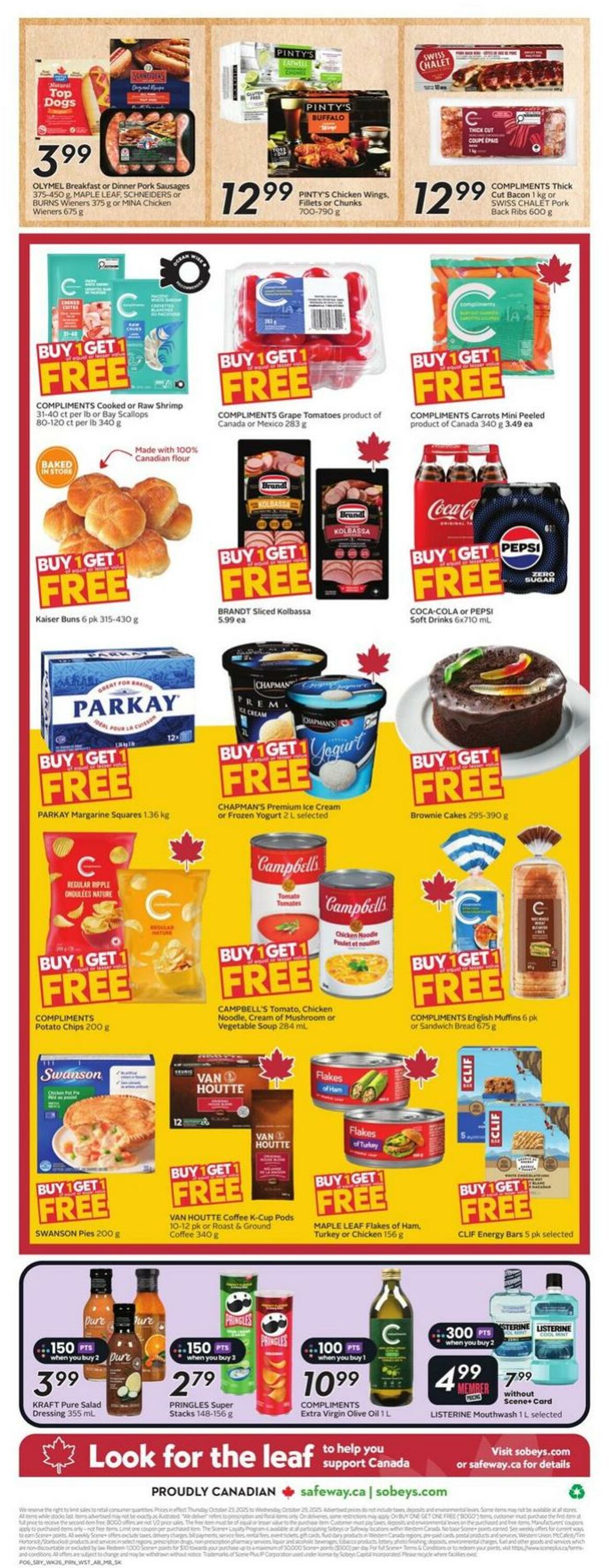 Flyer Sobeys 23.10.2025 - 29.10.2025