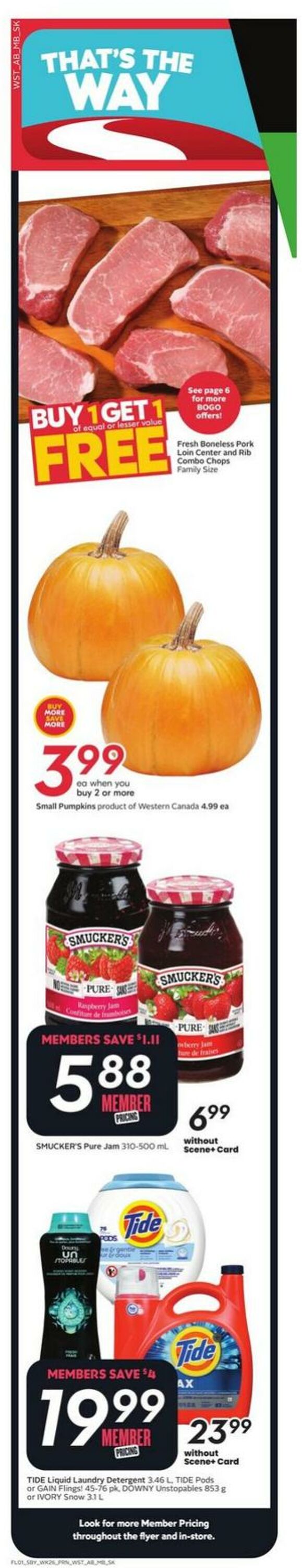 Flyer Sobeys 23.10.2025 - 29.10.2025