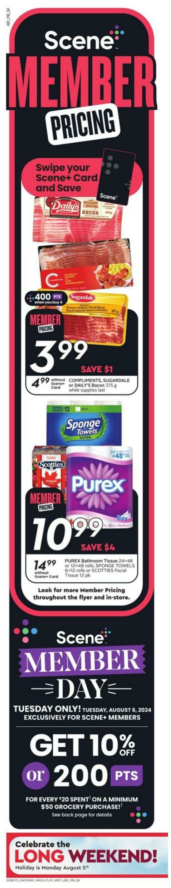 Flyer Sobeys 01.08.2024 - 07.08.2024