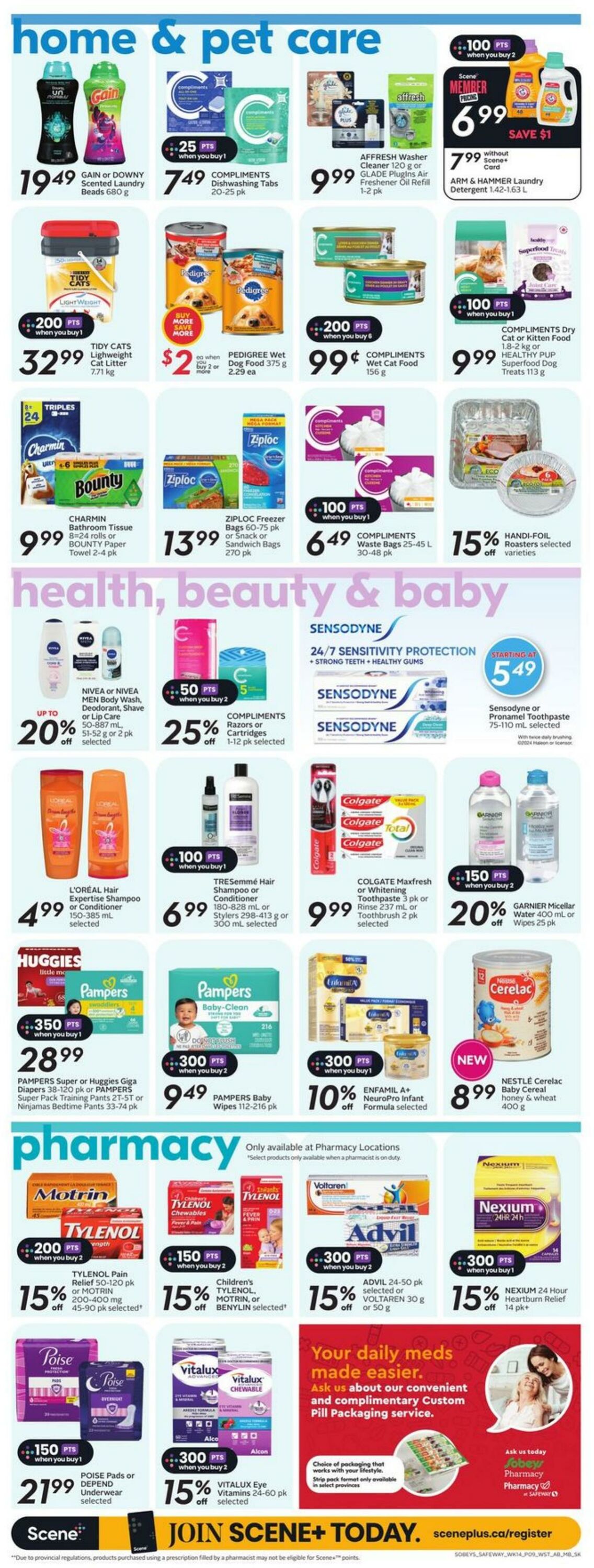 Flyer Sobeys 01.08.2024 - 07.08.2024