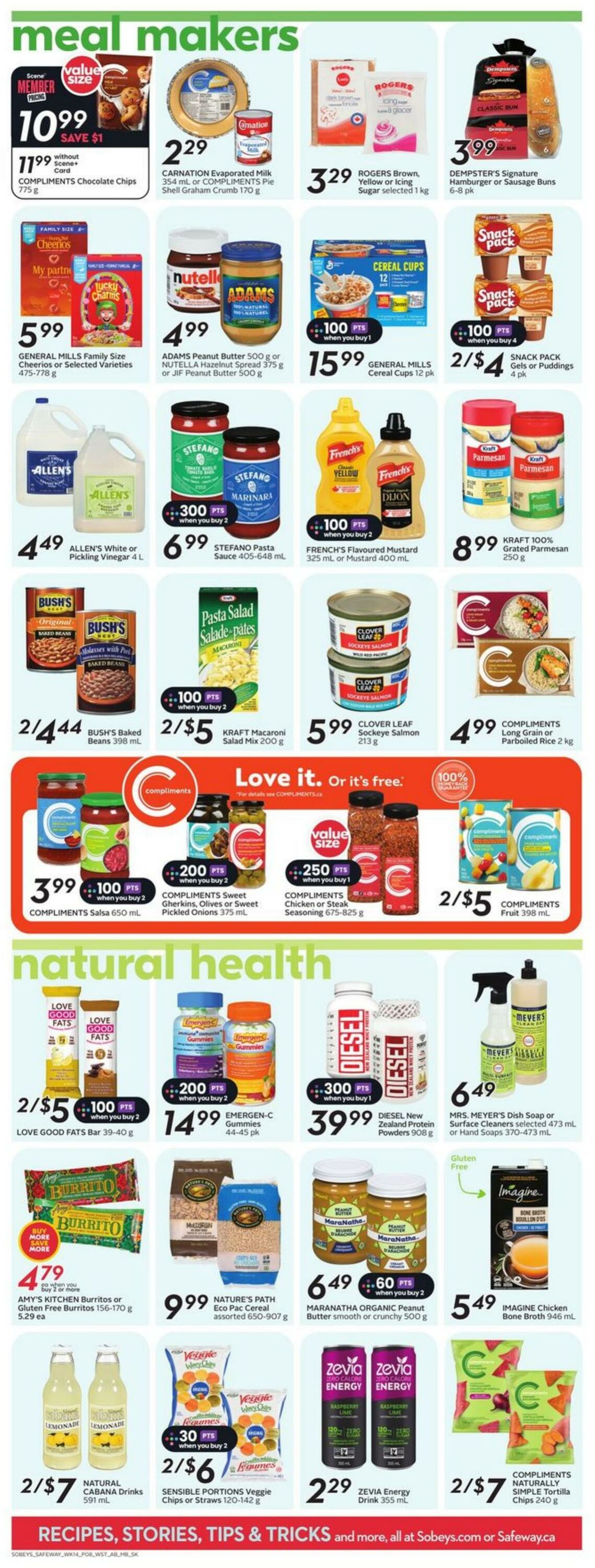 Flyer Sobeys 01.08.2024 - 07.08.2024