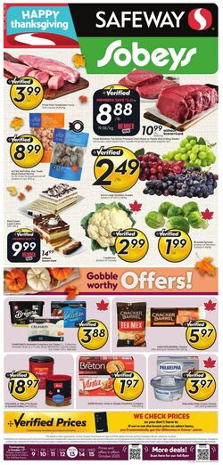 Flyer Sobeys 09.10.2025 - 15.10.2025