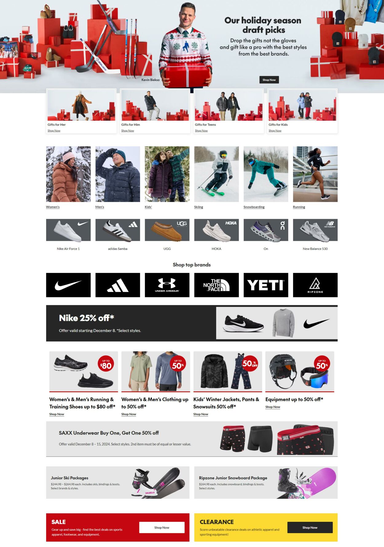 Flyer Sport Chek 11.12.2024 - 31.12.2024