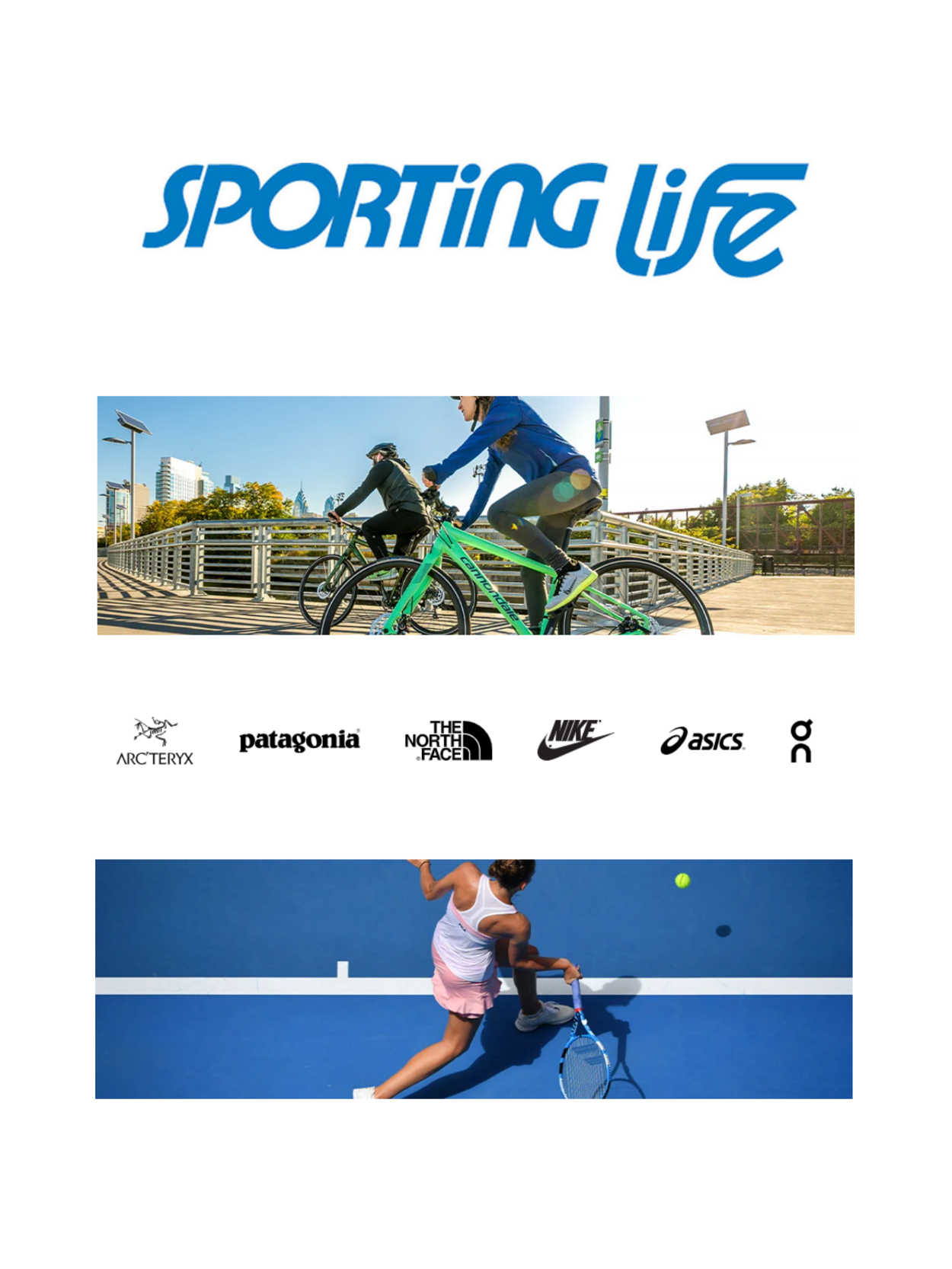 Sporting Life Promotional flyers