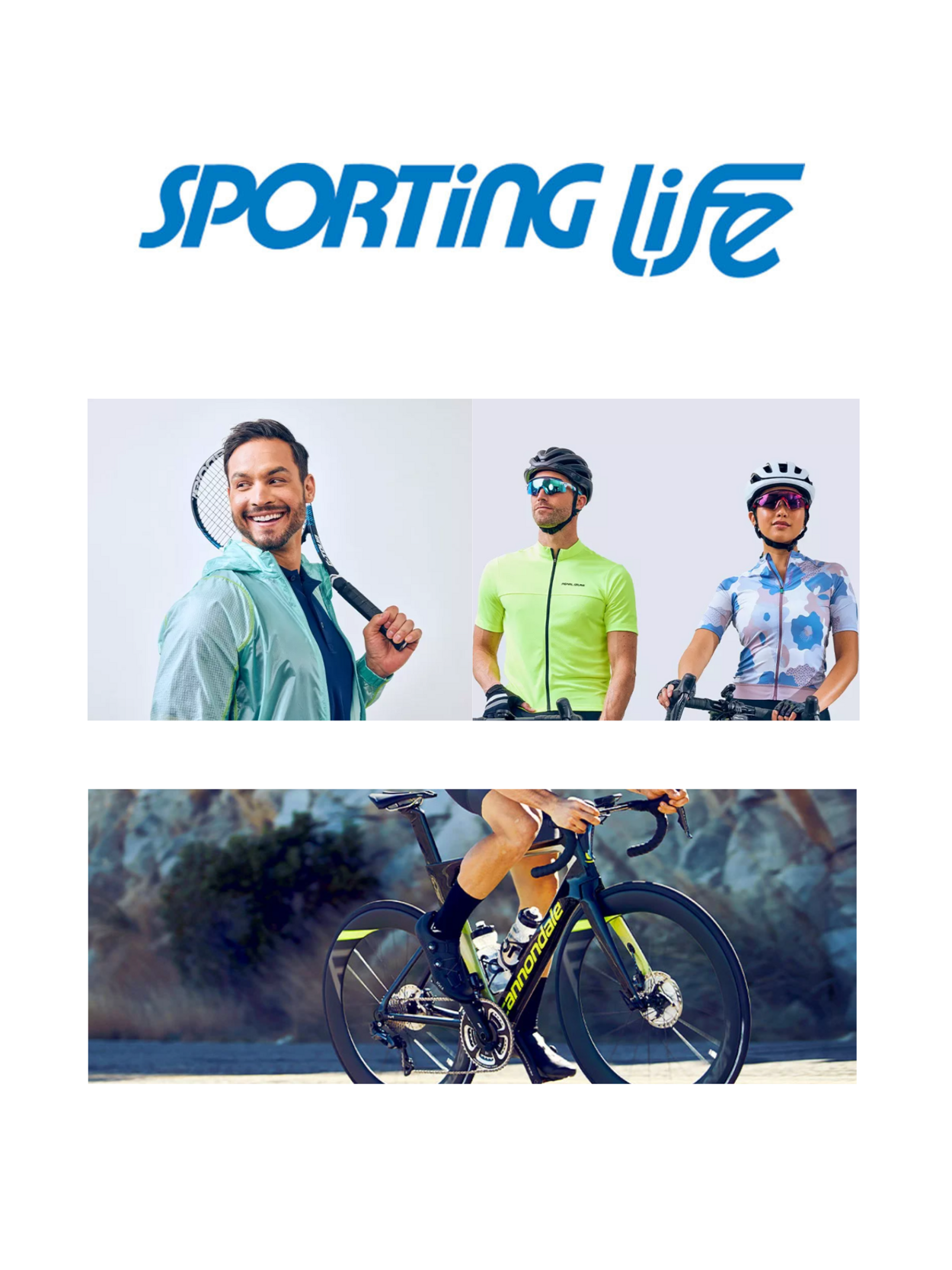 Sporting Life Promotional flyers