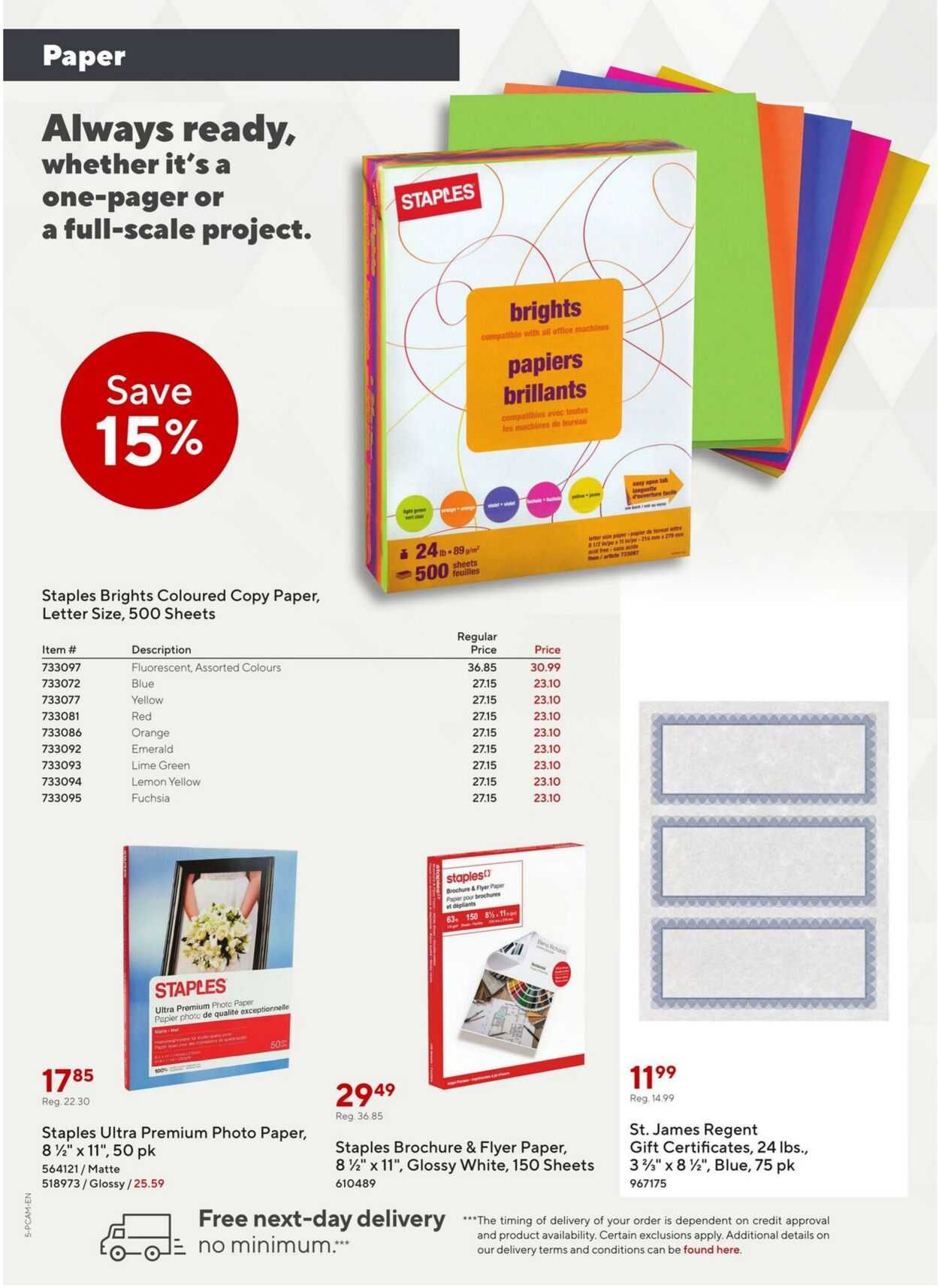 Flyer Staples 05.12.2025 - 18.12.2025