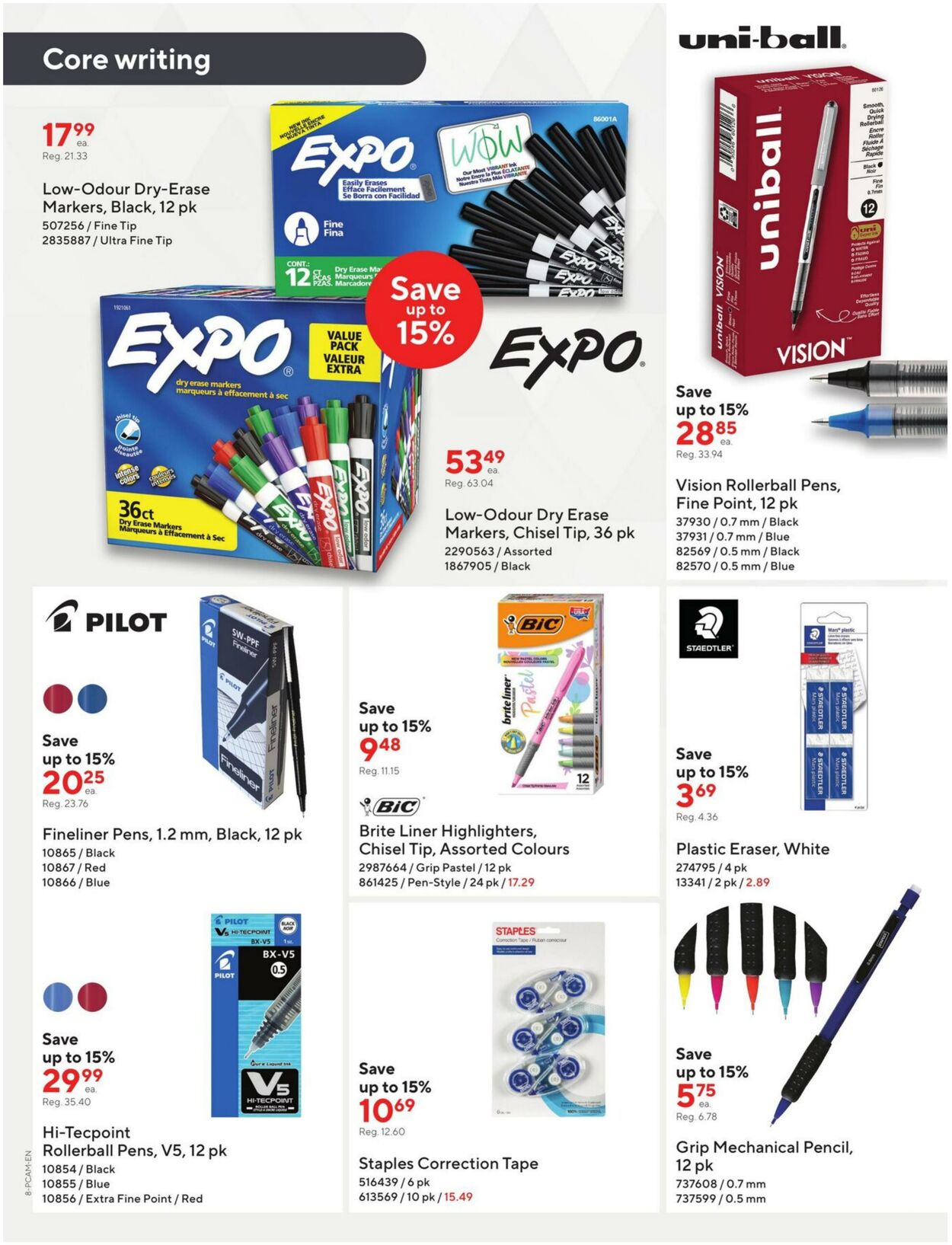 Flyer Staples 03.10.2025 - 16.10.2025