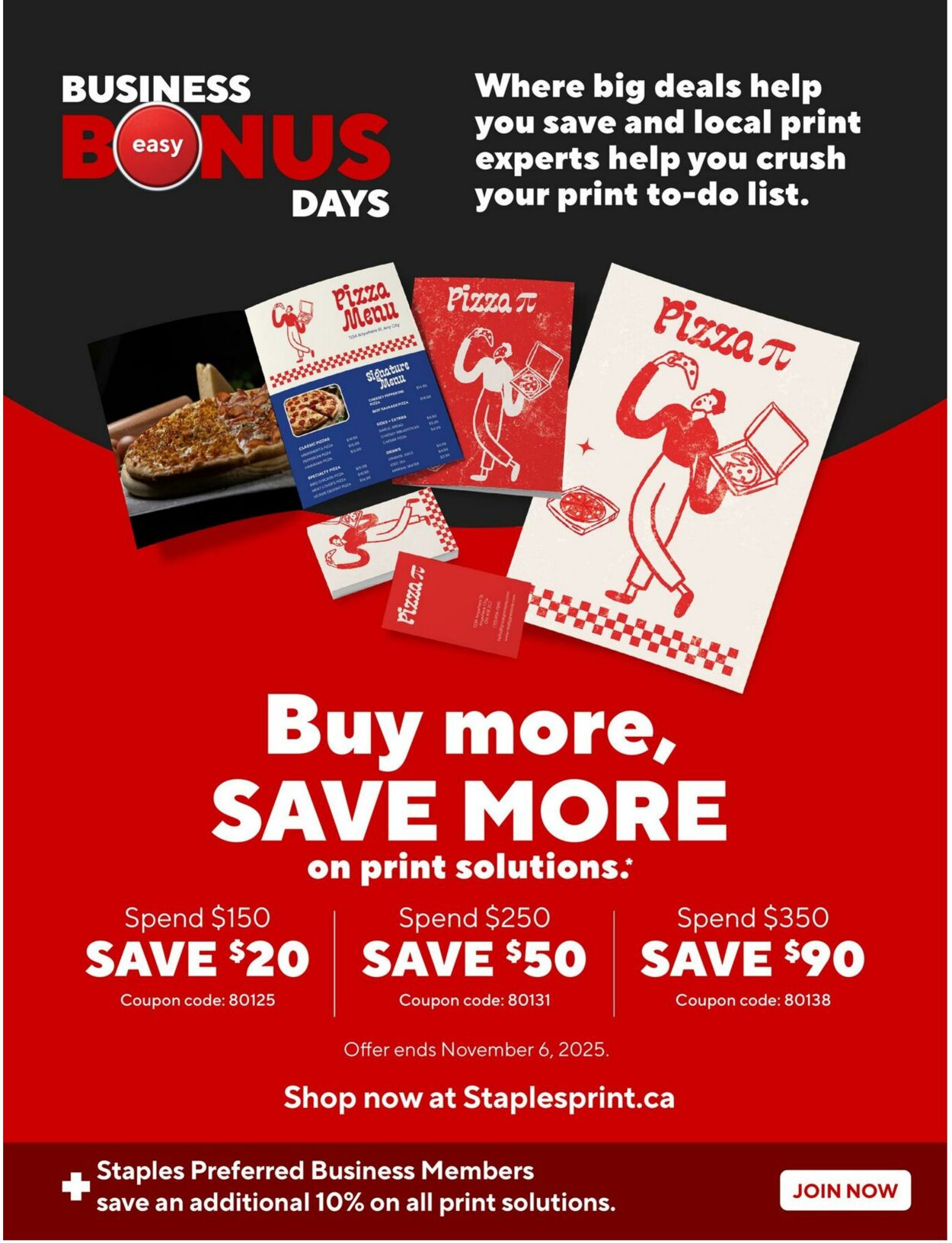 Flyer Staples 03.10.2025 - 16.10.2025