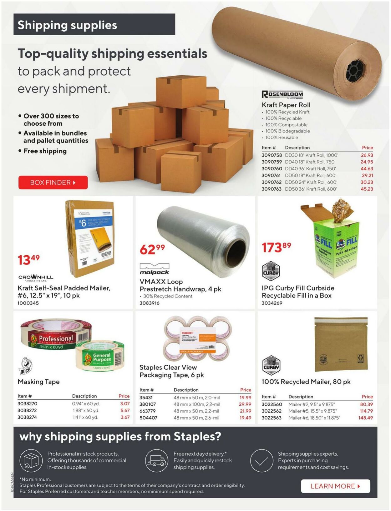 Flyer Staples 01.01.2025 - 14.01.2025